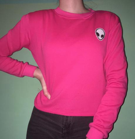 Tenká neónová mikina, amisu,s