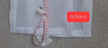 Priedusny mantinel breathable baby, 