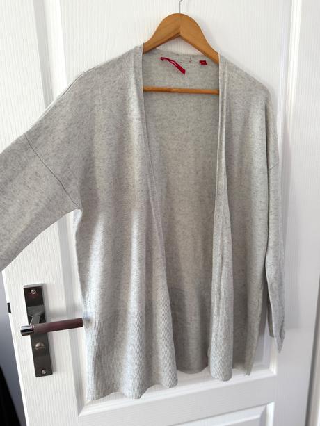 Kardigan zo zmesi vlny, hodvábu a kašmíru, s.oliver,xl