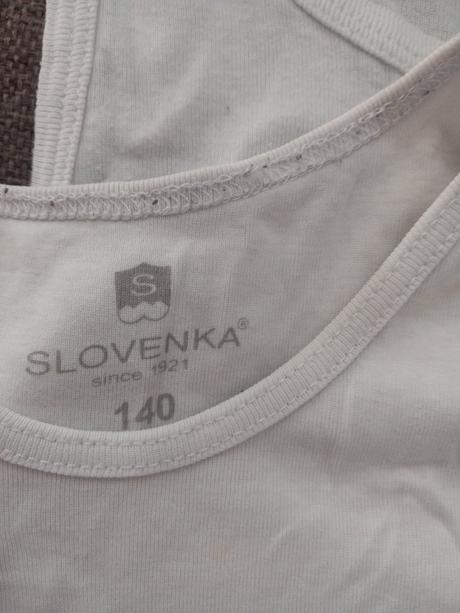 Tielka bavlnene biele 5 x spolu, slovenka,140