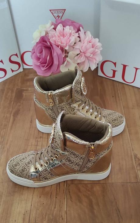 Guess tenisky zlaté, guess,37
