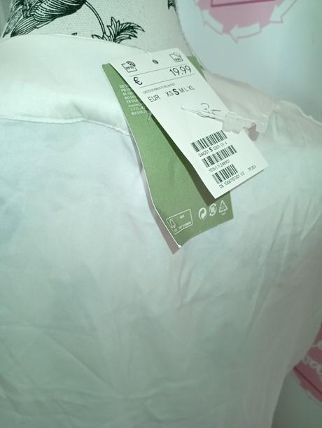 Nová biela blúzka, h&m,l / m / s
