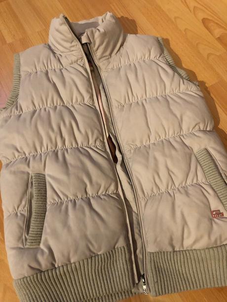 Krémová teplá vesta animal, animal,m