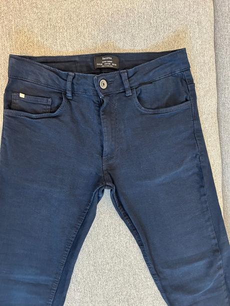 Riflové nohavice, bershka,170