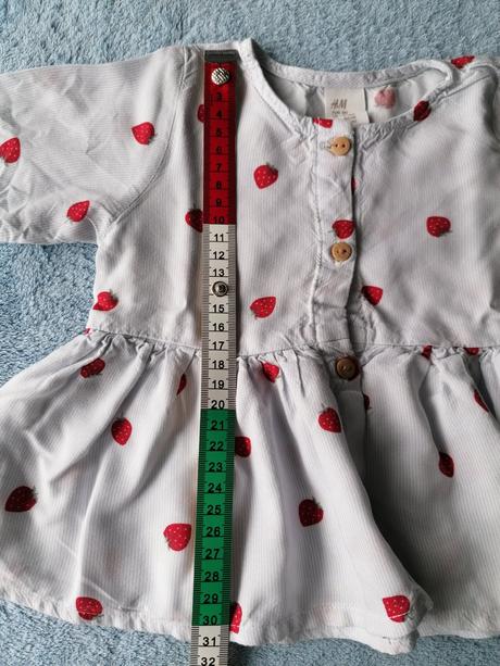 Komplet jahodky, h&m,80