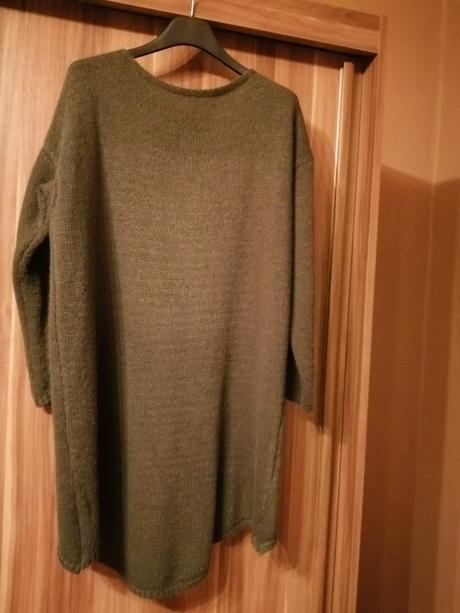 Zelený ležérny pulover, m