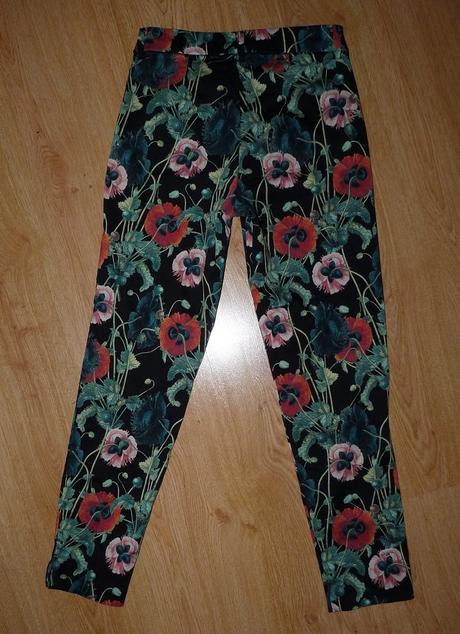 Kvetove nohavice, h&m,34