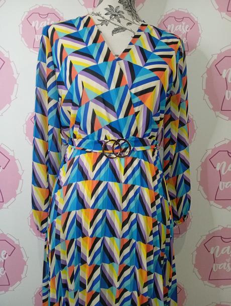 Farebné krásne šaty s/m, s