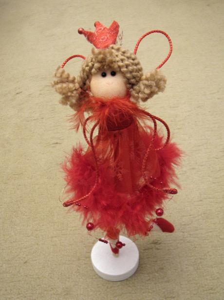Vianočná ozdoba - anjel, 