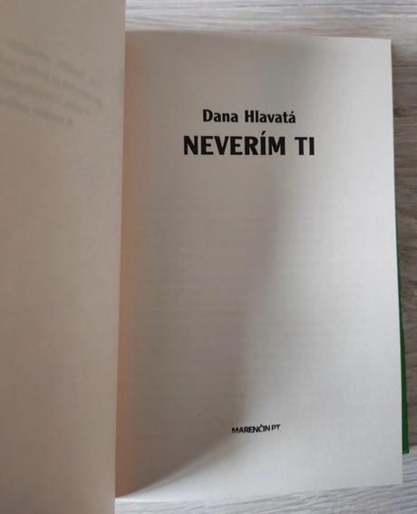 Kniha neverím ti, 