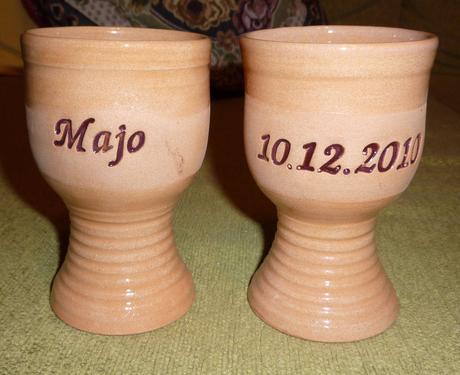 Keramické poháre na stužkovú a iné príležitosti, 
