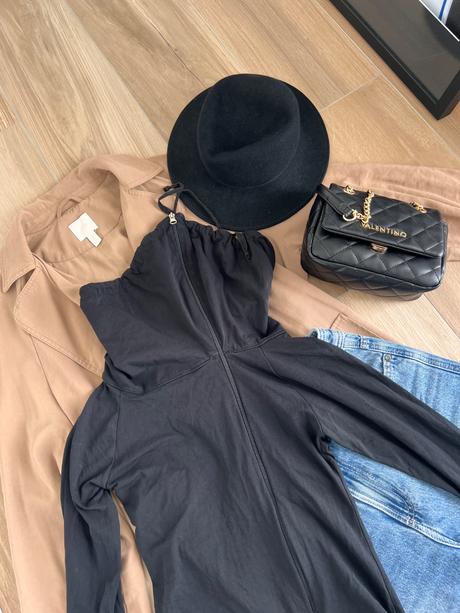 Čierna mikina h&m, h&m,s