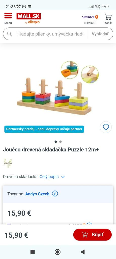 Joueco skladacka puzzle,