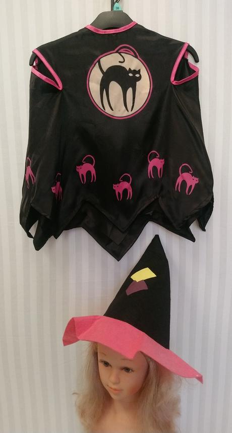 2dielny kostým čarodejnica s klobúkom bruja, 80-92, 