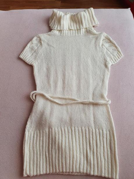 Pletené šaty s rolákom č.m/l, m