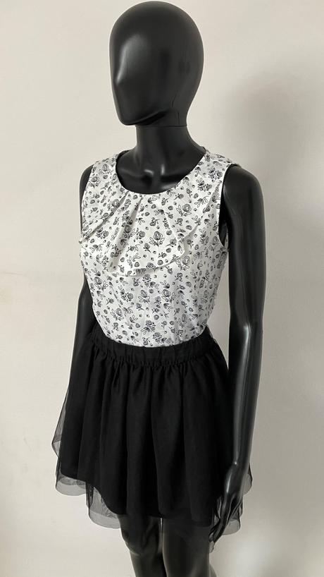 Dámska vzorovaná blúzka čiernobiela gap (xs), gap,xs