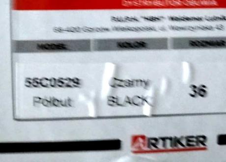 Čierne poltopánky na nízkom podpätku, v.36,39,40, 36 / 39 / 40