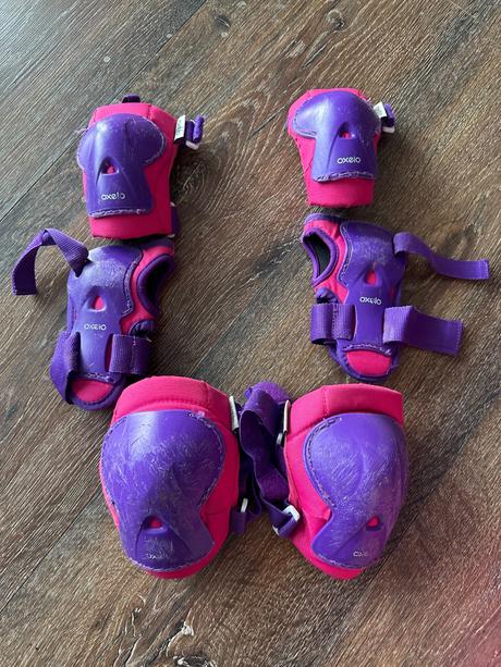 Prilba a chrániče dievčenské oxelo, xs