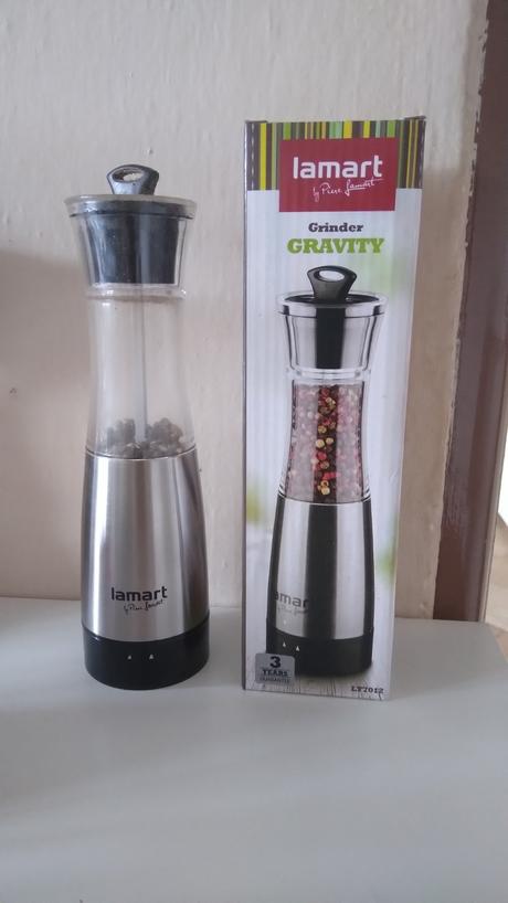 Gravitačný mlynček lamart korenička solnička, 