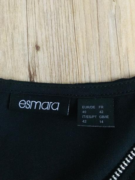 Čierna blúzka, esmara,40