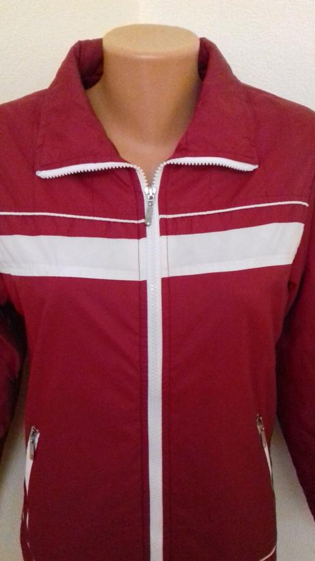 Červená prechodná bunda (nová), 36 / m