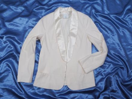 Luxusné bielomaslové sako alba moda, 38