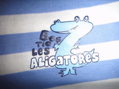 Tričko a šortky- súprava s aligátorom, 80