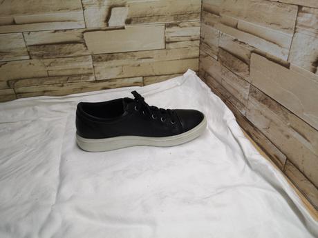 Ecco 35 - dámske kožené čierne topánky, ecco,35