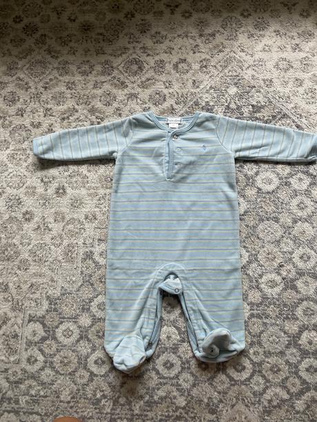 Velúrové dupačky rl, ralph lauren,68