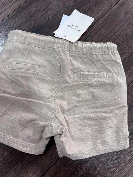 Hm béžové kraťasy nové s visačkou veľ.86, h&m,86