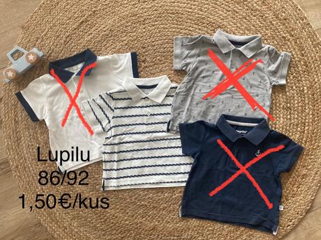 Polo tricko 86/92, lupilu,86