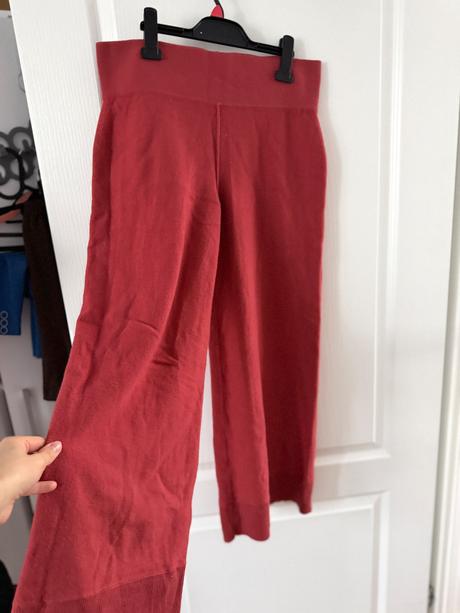 Široké vlnené nohavice od návrhárky sonia rykiel, 42