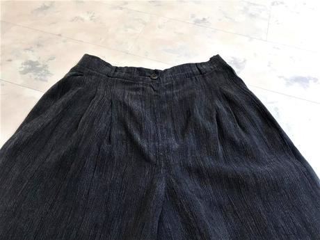 Padavé podšité šortky s vysokým pásom, l