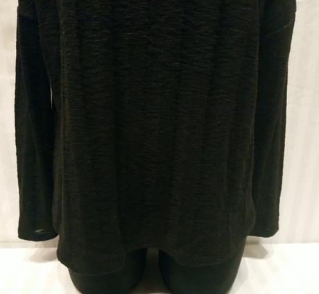 Dámsky čierny tenký pulóvrik, papaya, papaya,xl