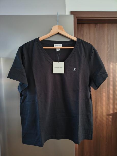 Calvin klein dámske bavlnené tričko l-xl, calvin klein,xl