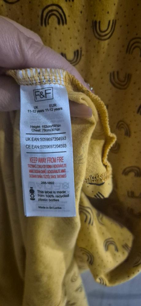 Bavlnené šaty s krátkym rukávom, f&f,146