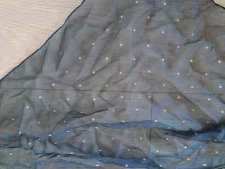 Modrá šatka - štvorcová, 