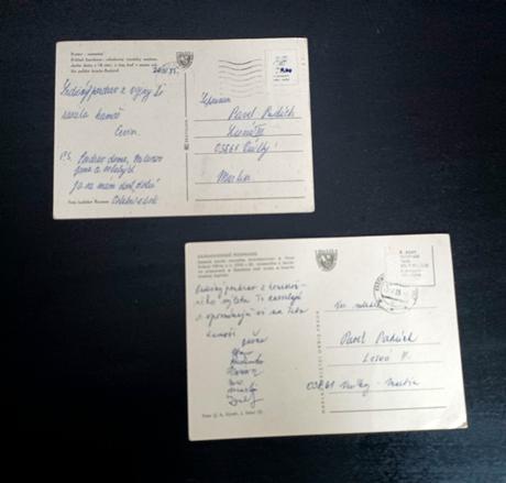 2 staré pohľadnice, 