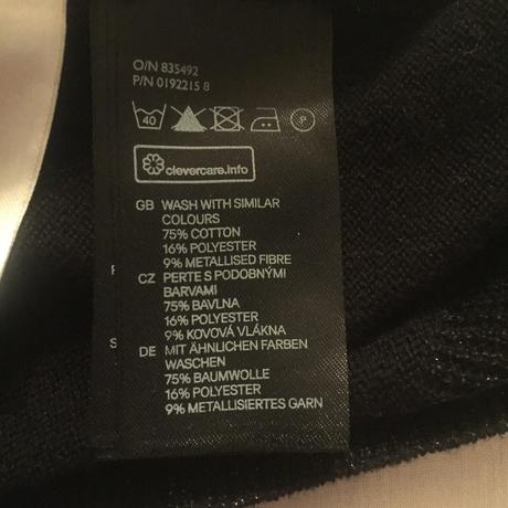 Svetrík s volánikom 122/128, h&m,122