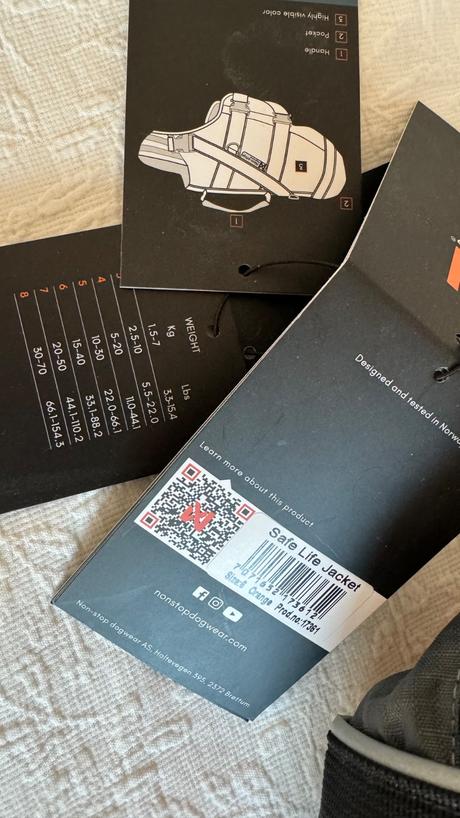 Non-stop plavacia vesta pre psa vel. 6,