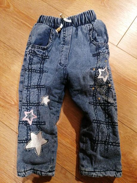 Zimné zateplené rifličky pre slečnu, 92