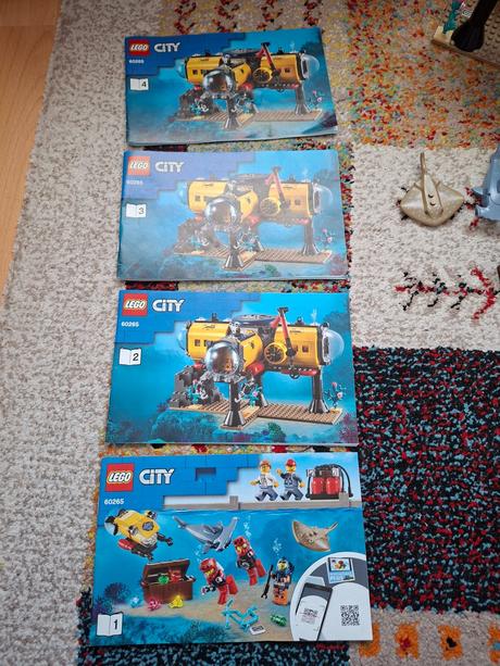 Lego 60265 oceanska zakladna - kompletný top stav,