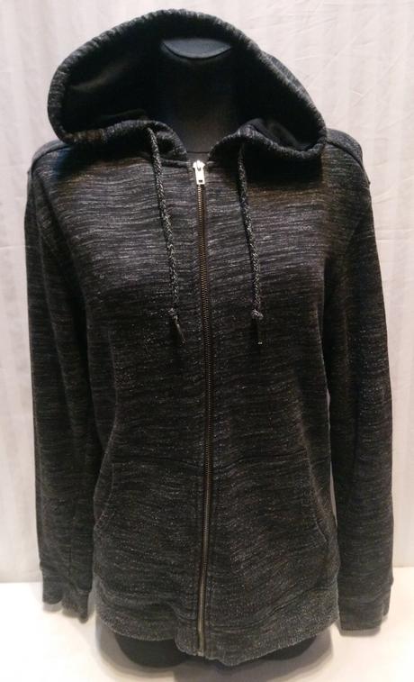 Dámska čierno sivá mikina, zara, zara,l