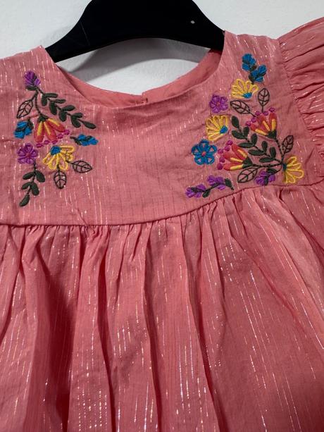 Peek kids letné šaty s výšivkou 12m 18m, 86