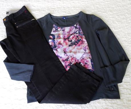 Nohavice sonny bono + top cecil, veľ. 40/m, m