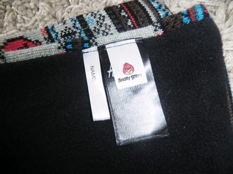 Čiapka,šál, rukavice,zimný set angry birds 110/128, h&m,110