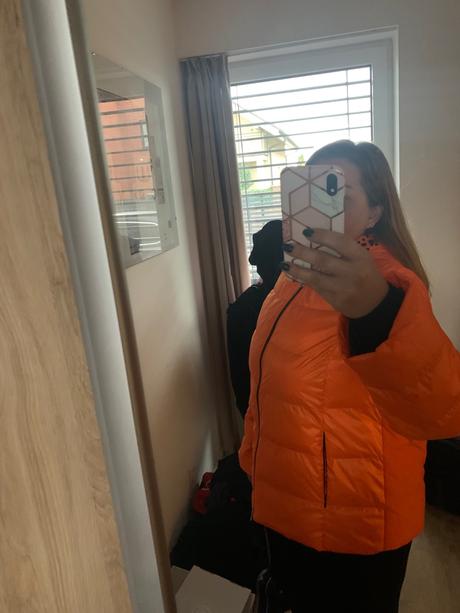 Oranžová zimná bunda- sportalm, 42