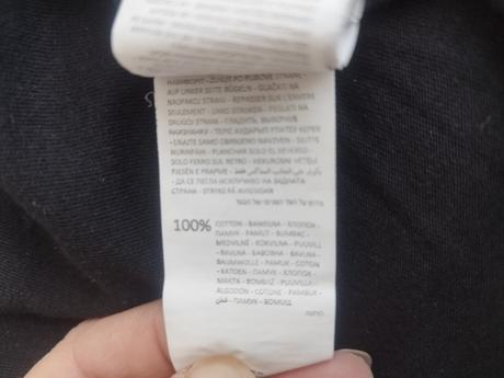 Čierne tričko z tigrami veľ.s, sinsay,s