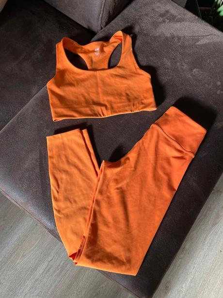 Leginy a top, h&m,xs