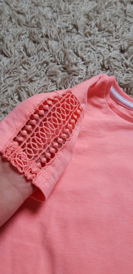 Lososove tričko s krajkou, f&f,140